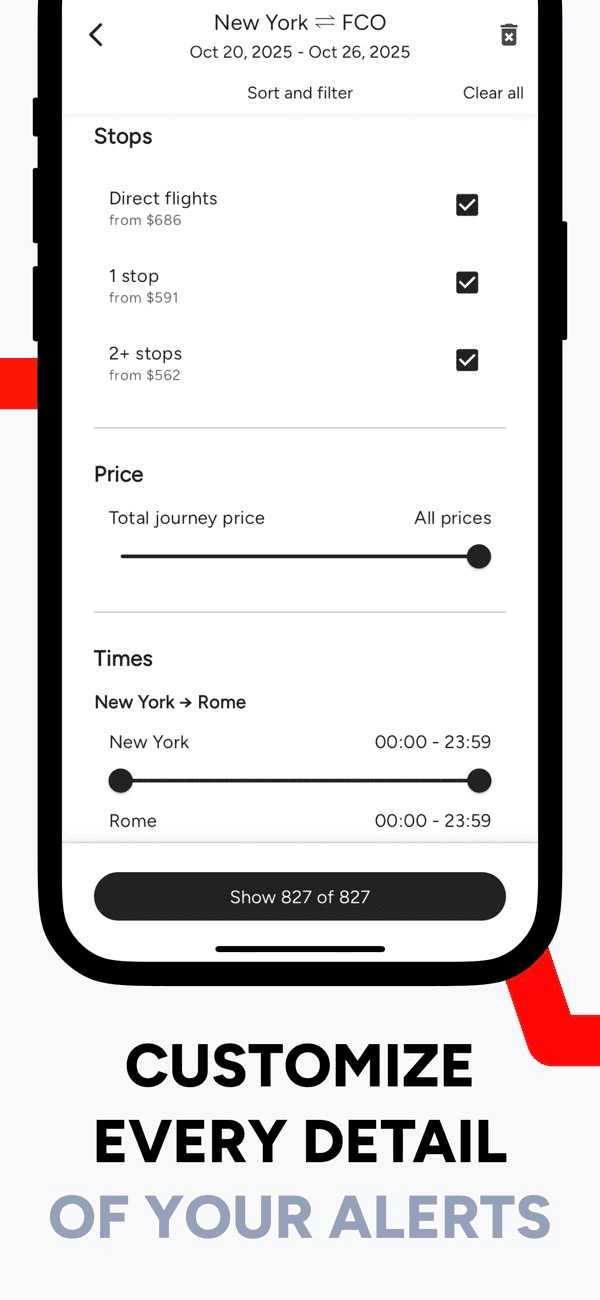 Airfare Alerts: Price Tracker
 - Image 6