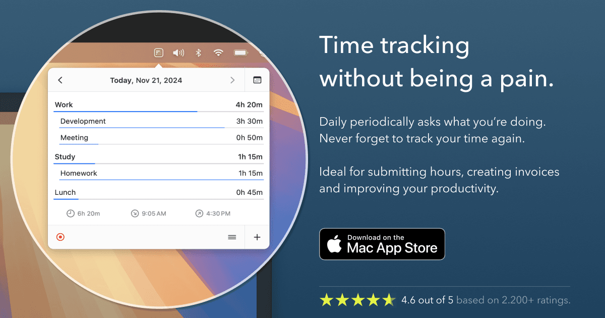 Daily Time Tracking
