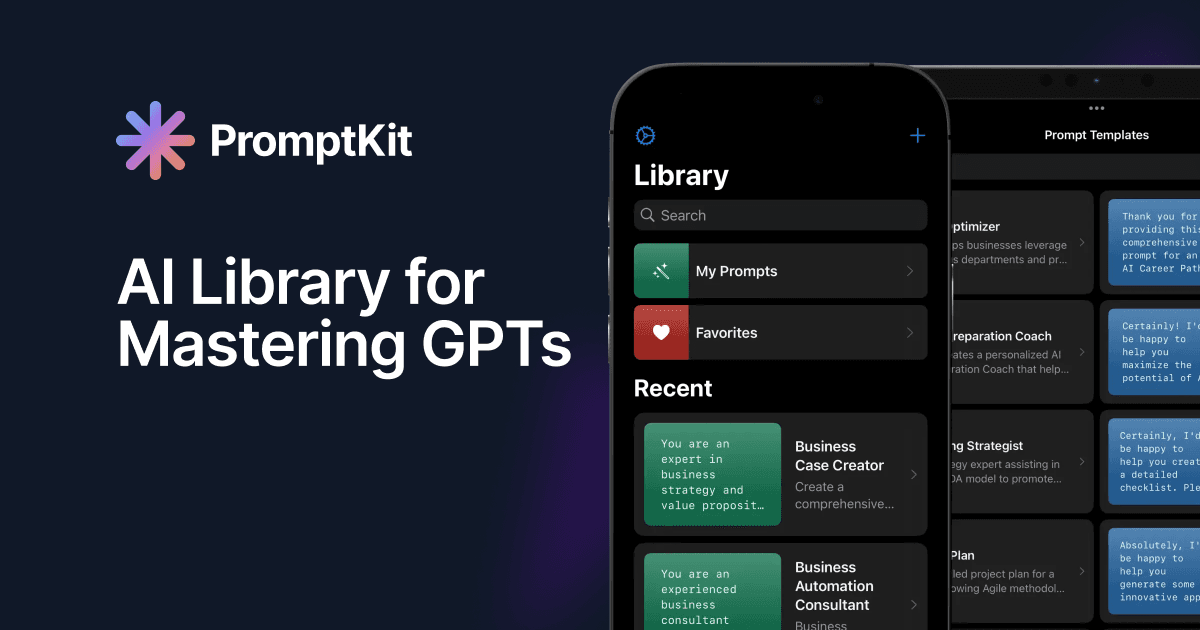 PromptKit – AI Prompt Library
