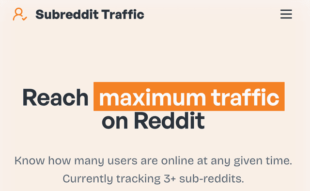 Subreddit Traffic Tracker
