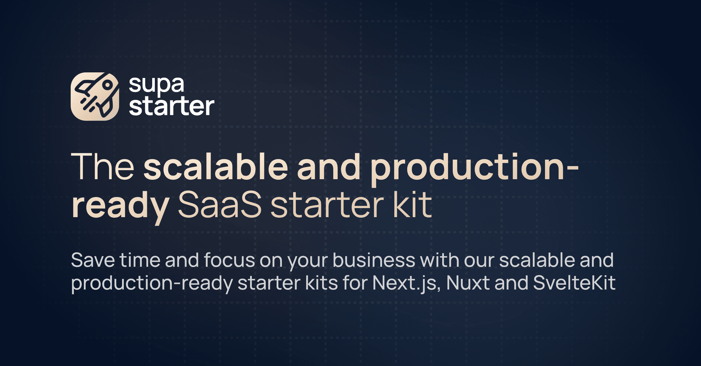 supastarter for Next.js
