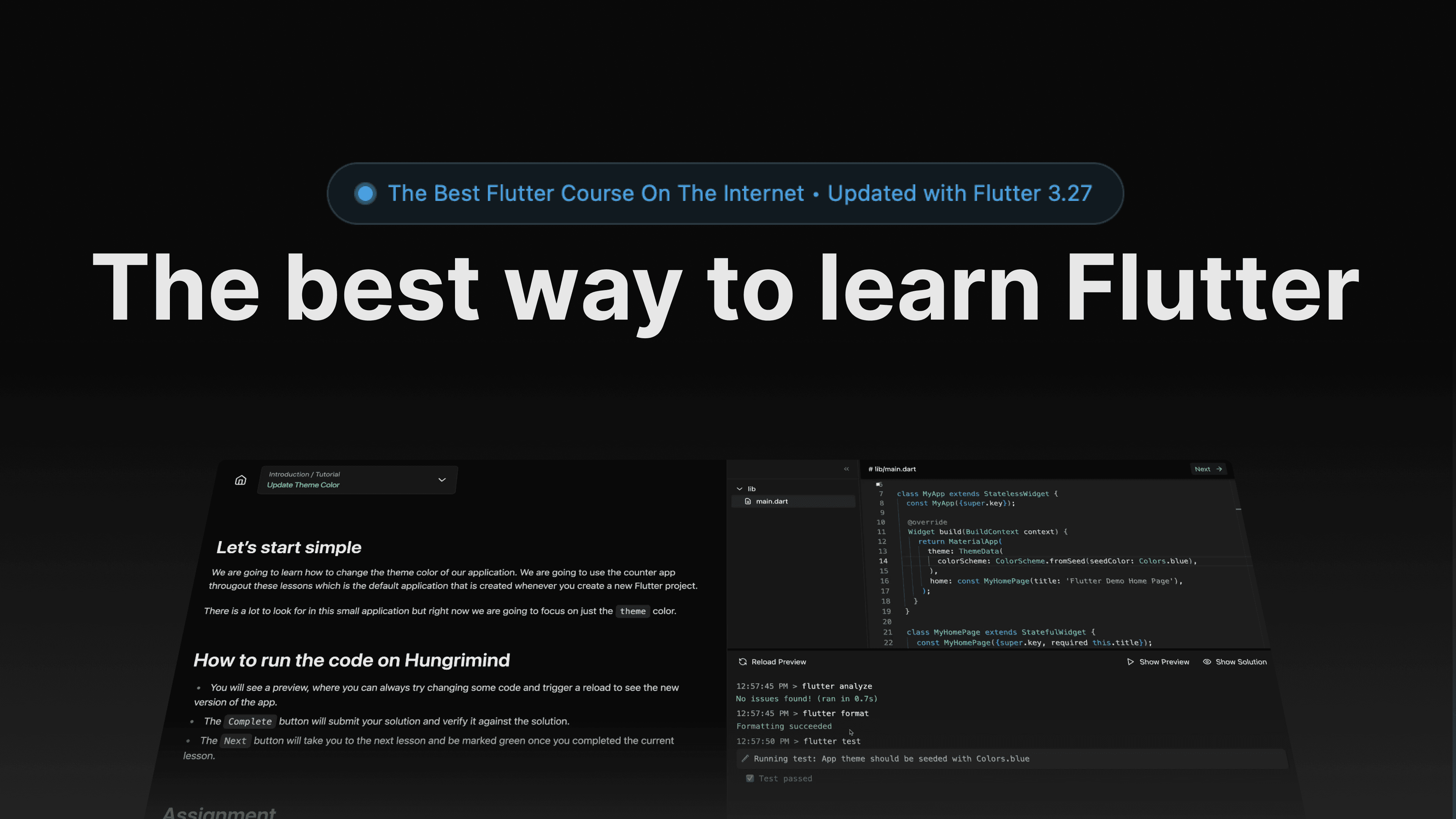 The Best Flutter Course on the Internet
