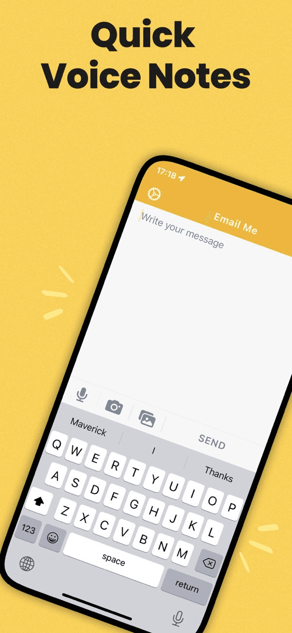 Voice Memos - Email Me
 - Image 2