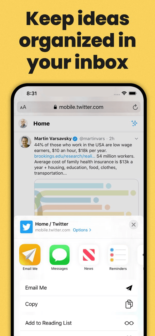 Voice Memos - Email Me
 - Image 5
