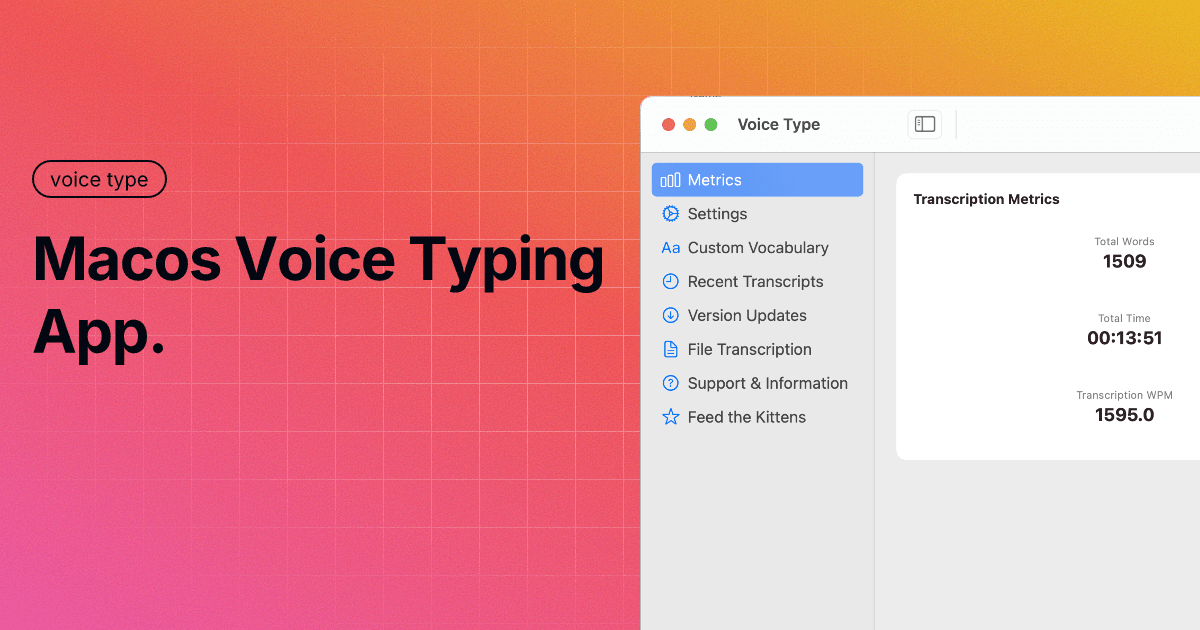 Voice Type-Dictation Tool
