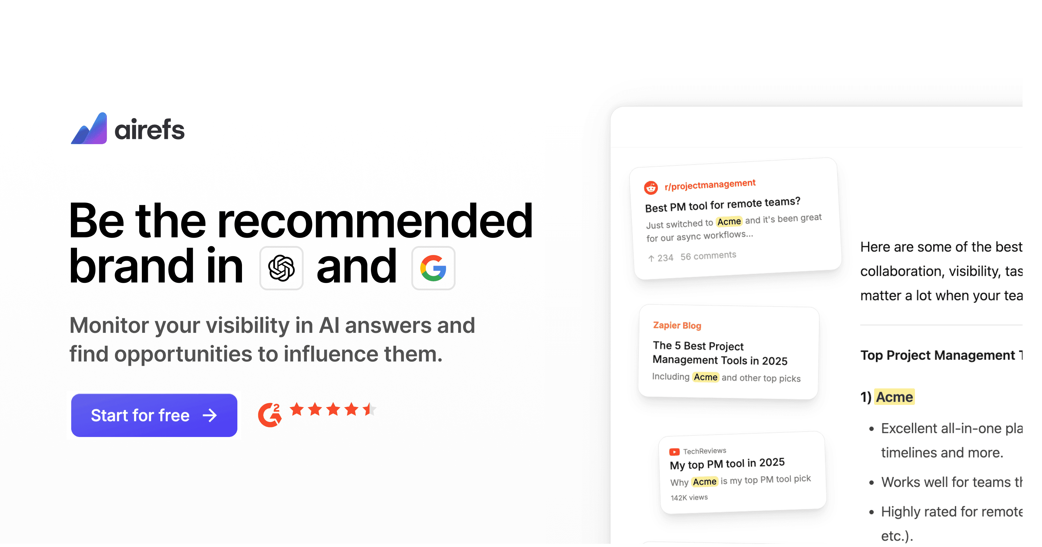 AI Search Analytics