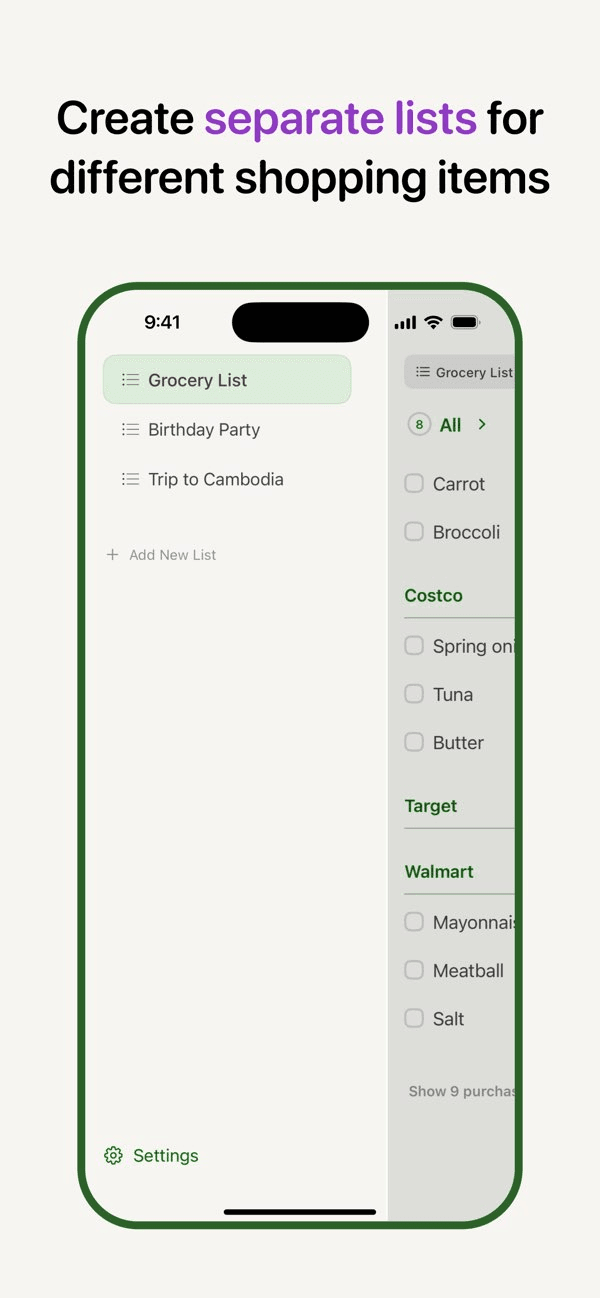 Basket - Grocery List
- Image 4