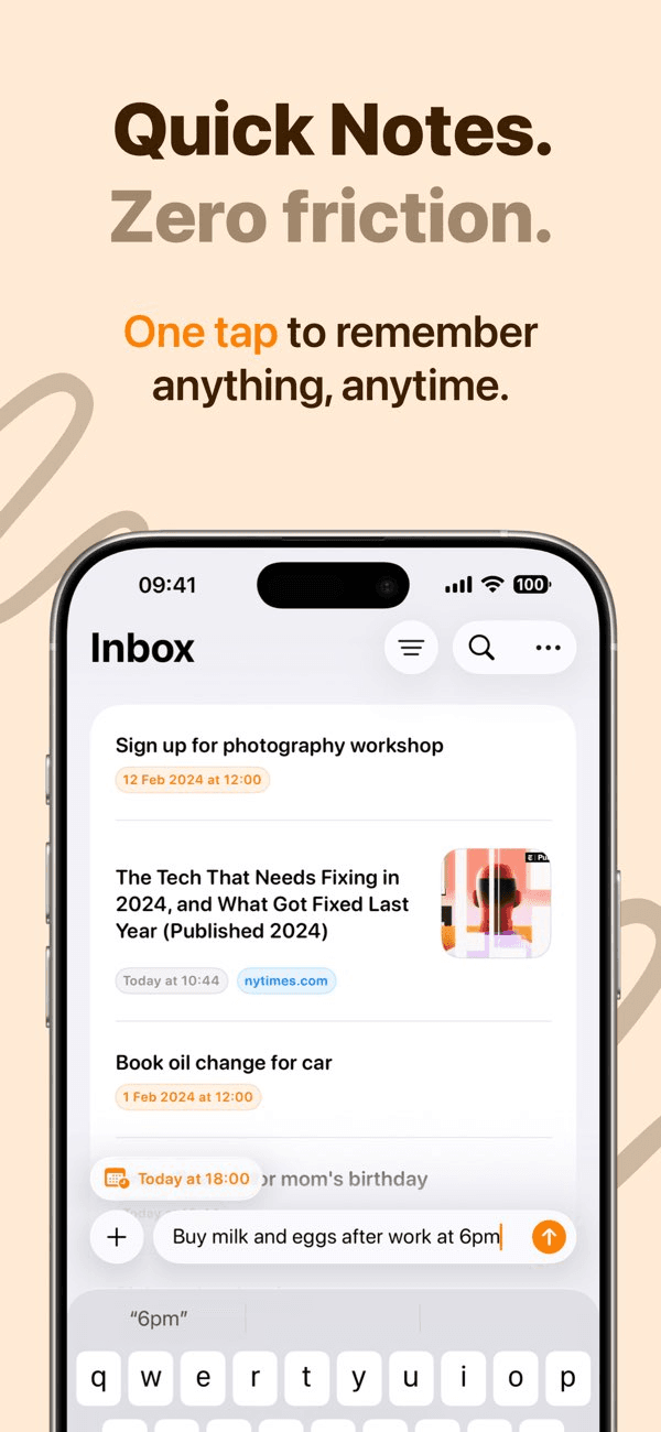 Capture - Quick Notes