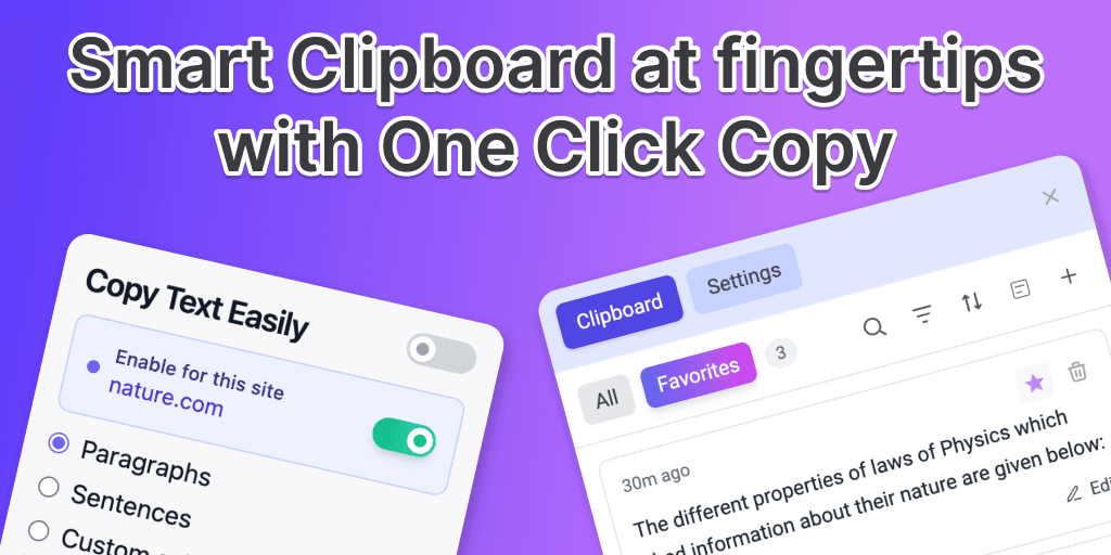 Copy Text Easily