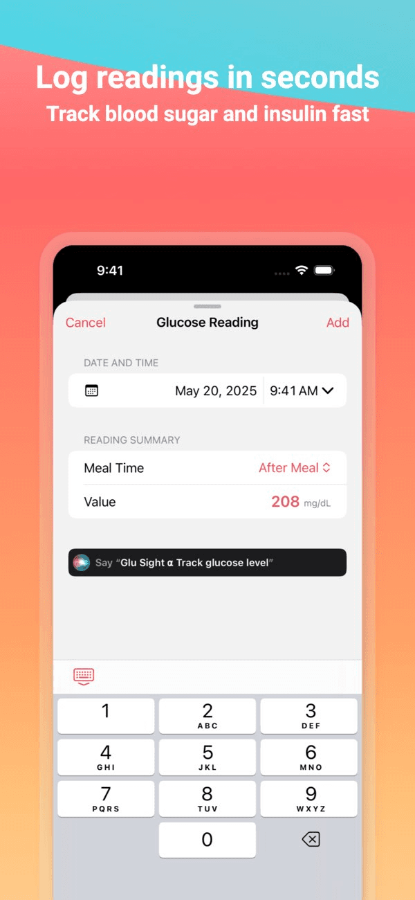 Diabetes App - Glu Sight
- Image 3