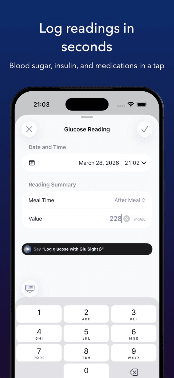 Diabetes App - Glu Sight
- Image 4