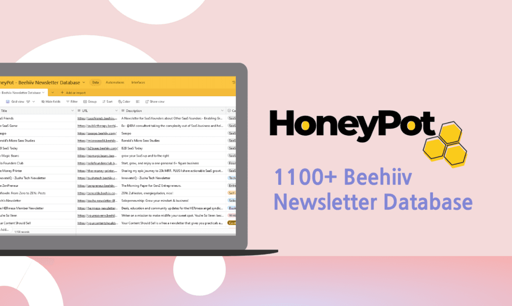 HoneyPot Newsletters Database