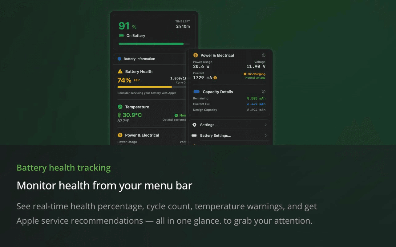 Juicy – Mac Battery Alerts
- Image 4