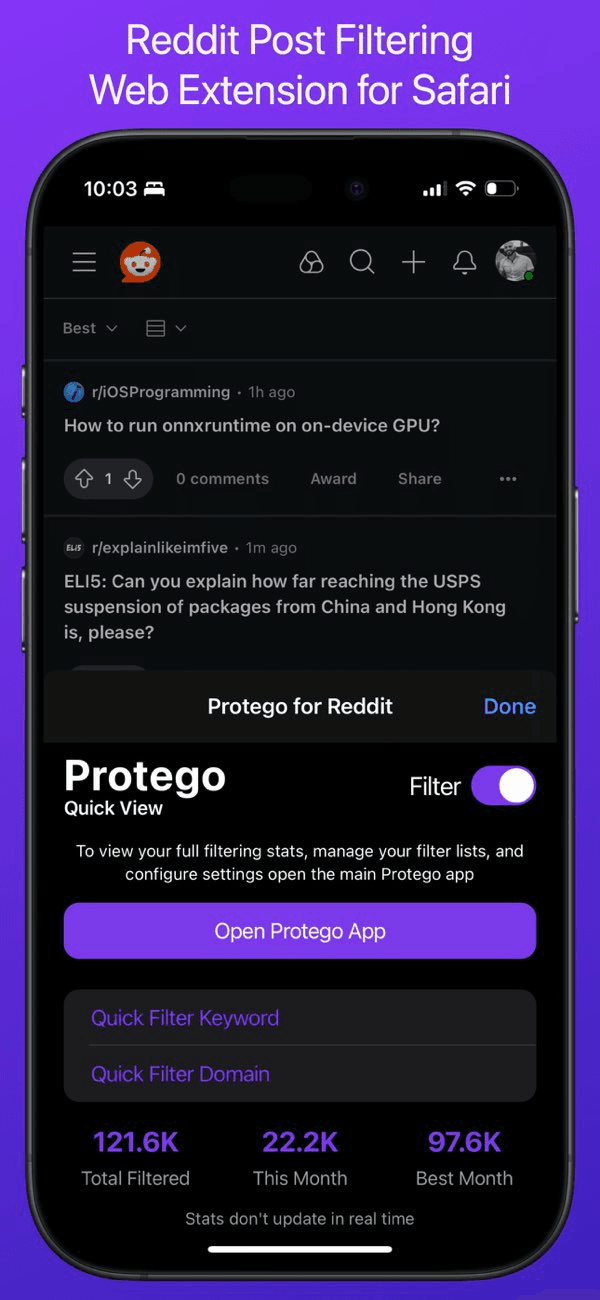 Protego for Reddit
- Image 1