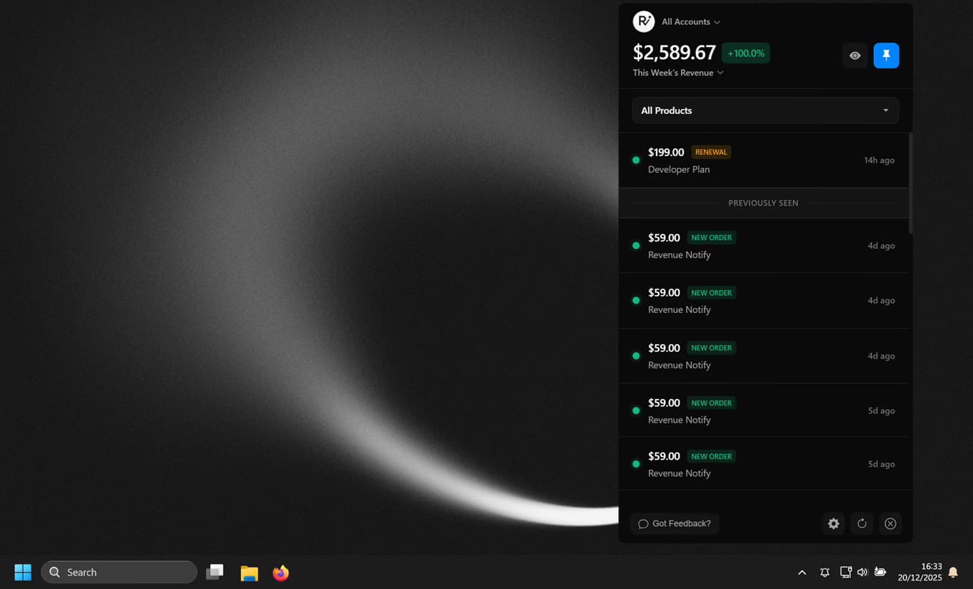 RevenueNotify