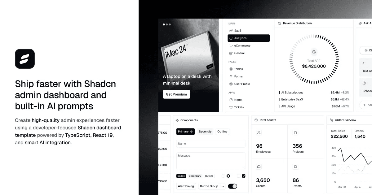 Shadcn Dashboard