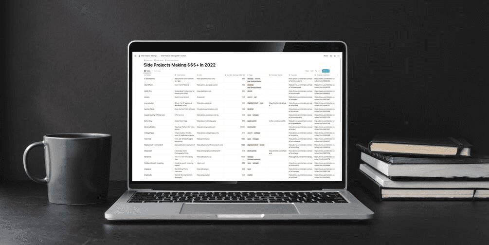 Side Projects Making $$$+