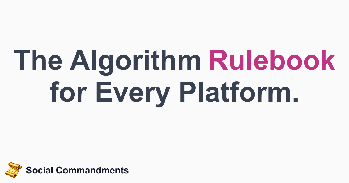 Social Commandments