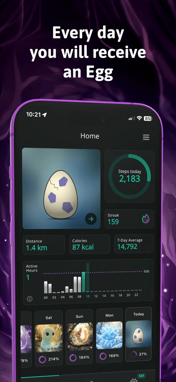 Steps & Beasts - Gamified Step Counter
- Image 2