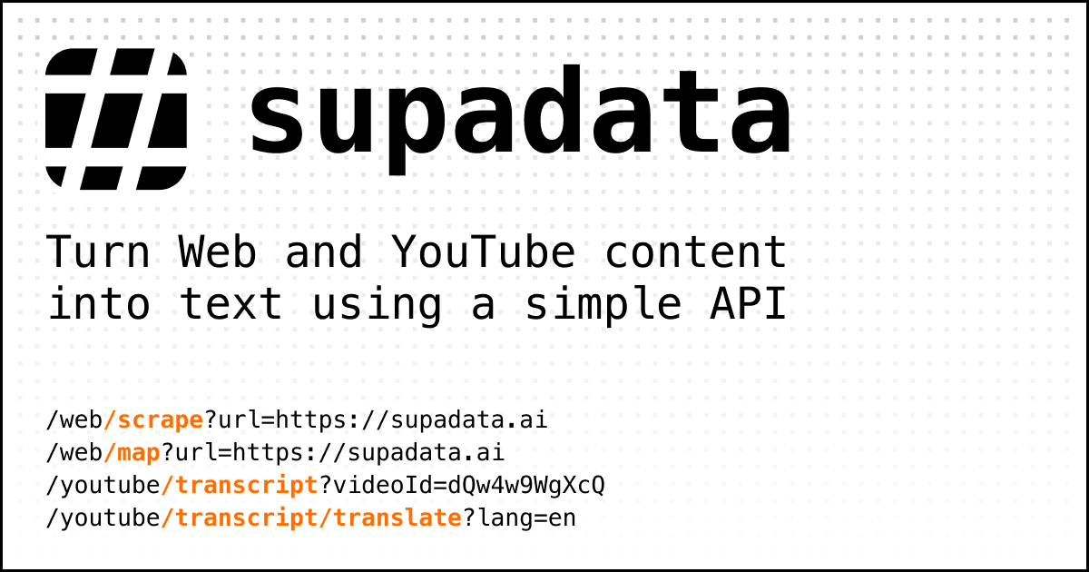 Supadata