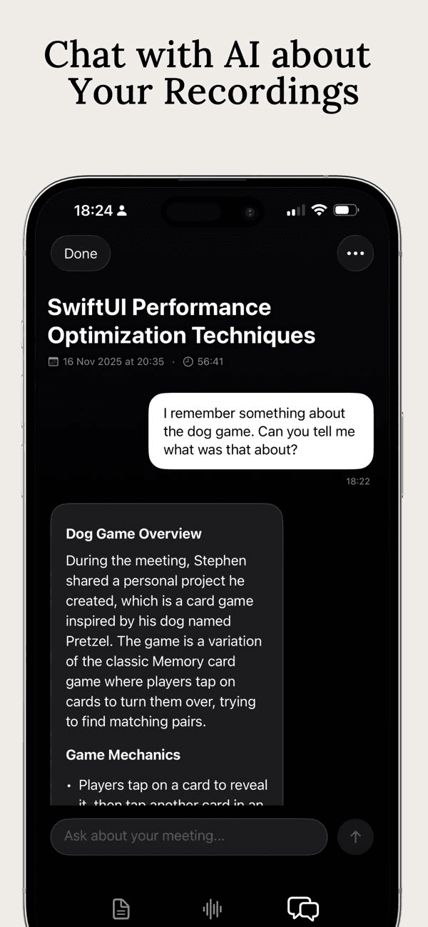 Whisperer AI Note Taker
- Image 4