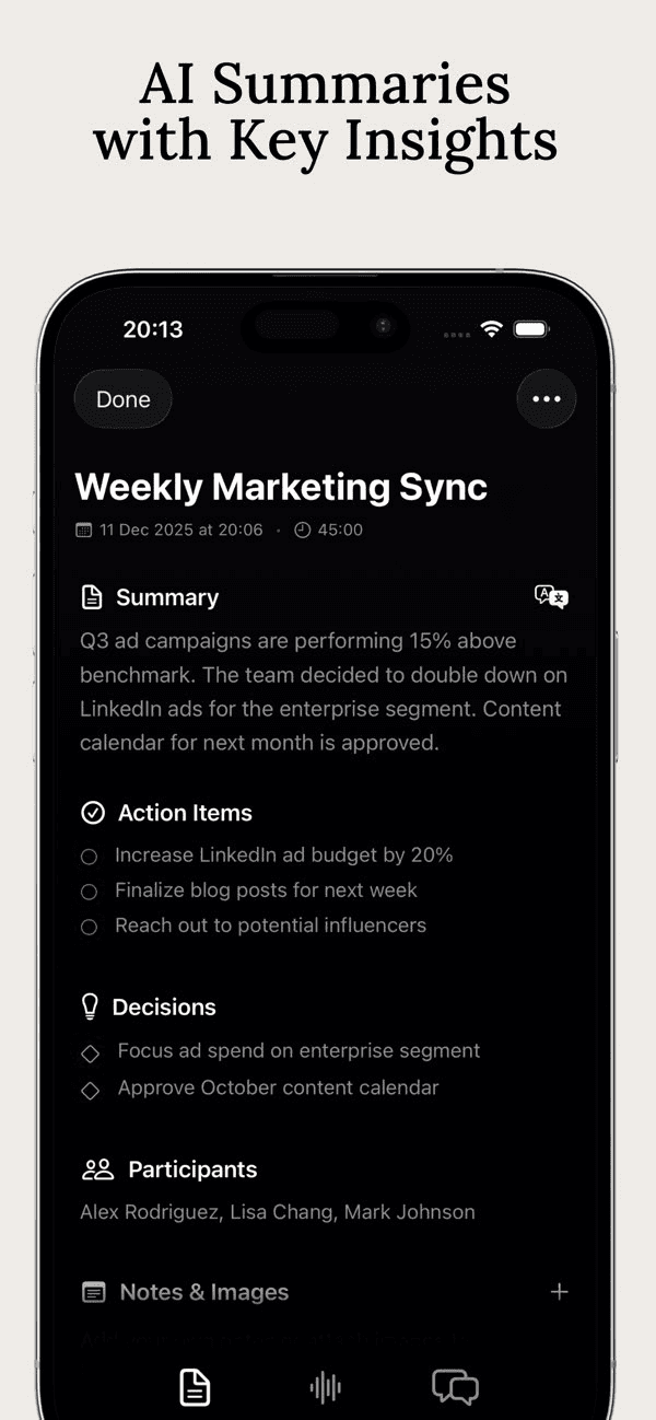 Whisperer AI Note Taker
- Image 6