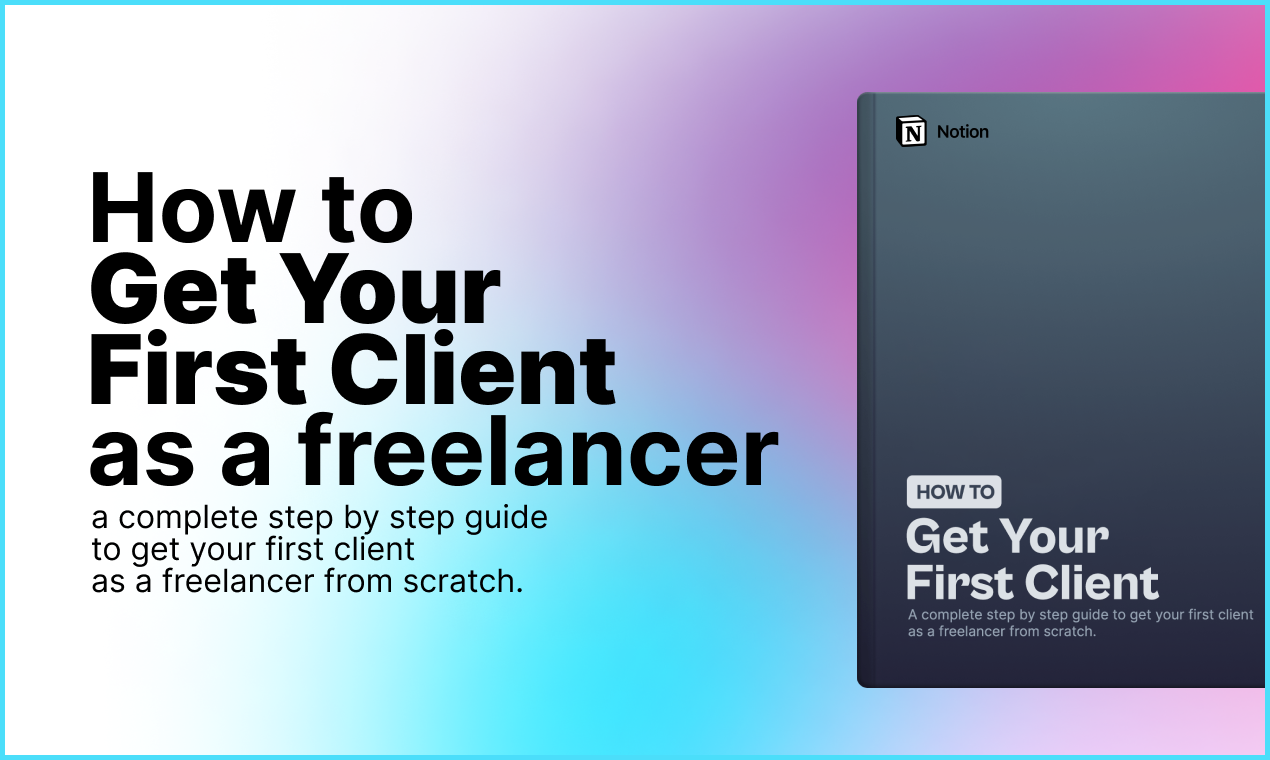Get Your First Client as a Freelancer | Rare Deals, Black Friday, Cyber ...